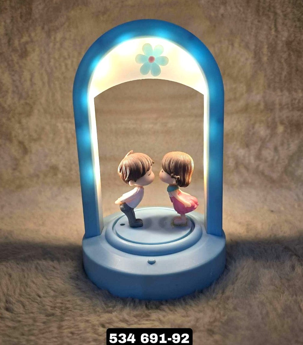 Roohsha : Beautiful Couple Kiss Lighting Showpiece