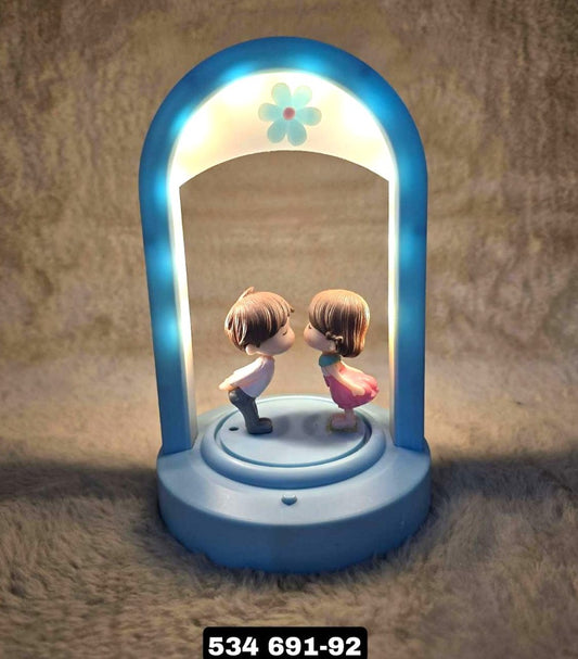 Roohsha : Beautiful Couple Kiss Lighting Showpiece