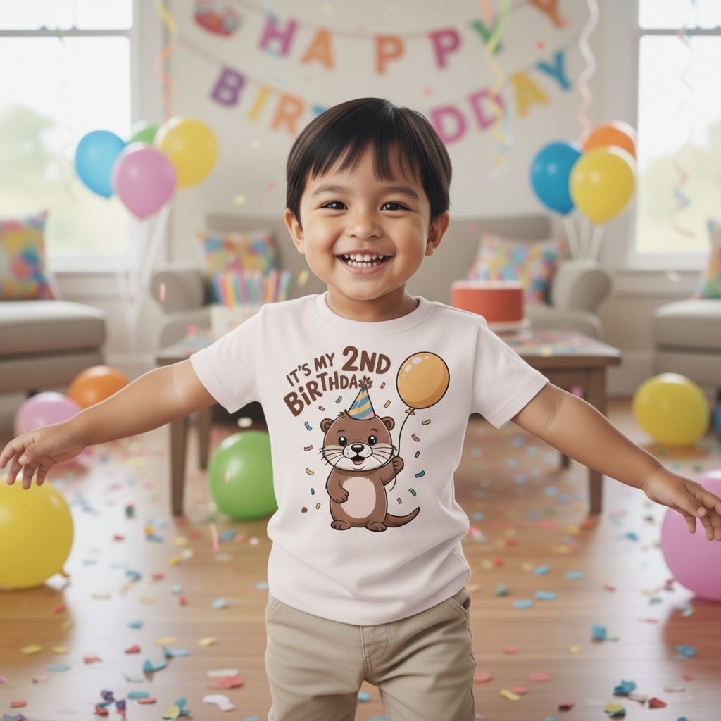 Roohsha original : Kids Birthday TEE