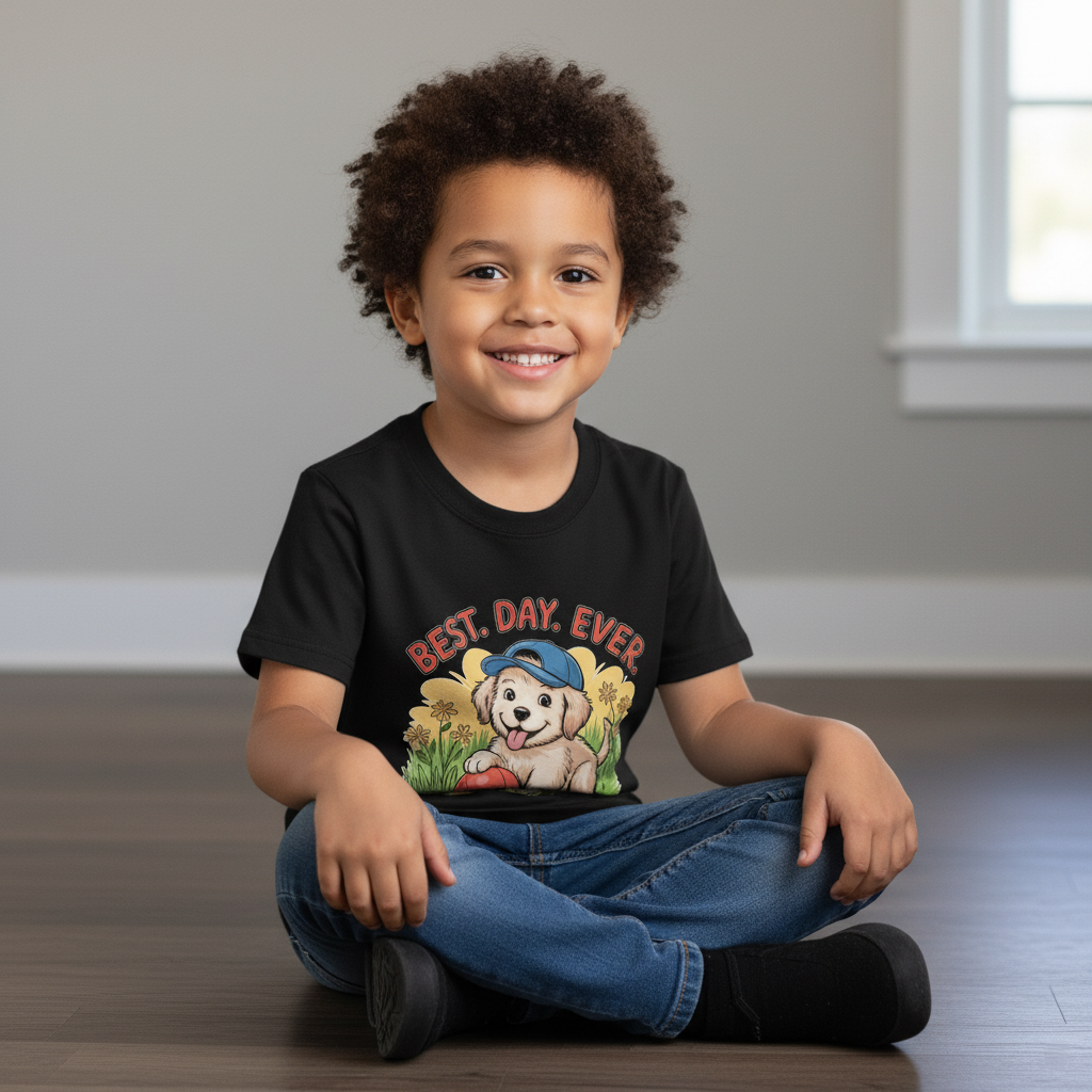 Roohsha original : Kids Dog TEE