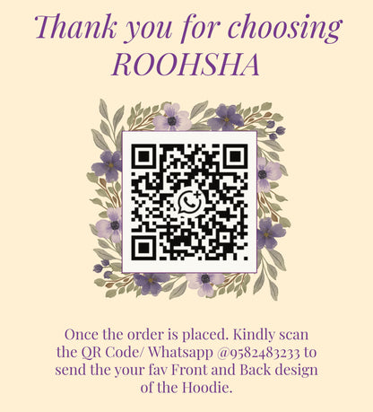 Roohsha original : Custom Hoodie