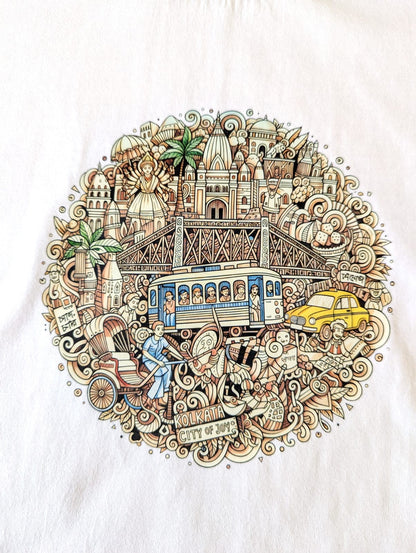 Roohsha original : Women Doodle TEE