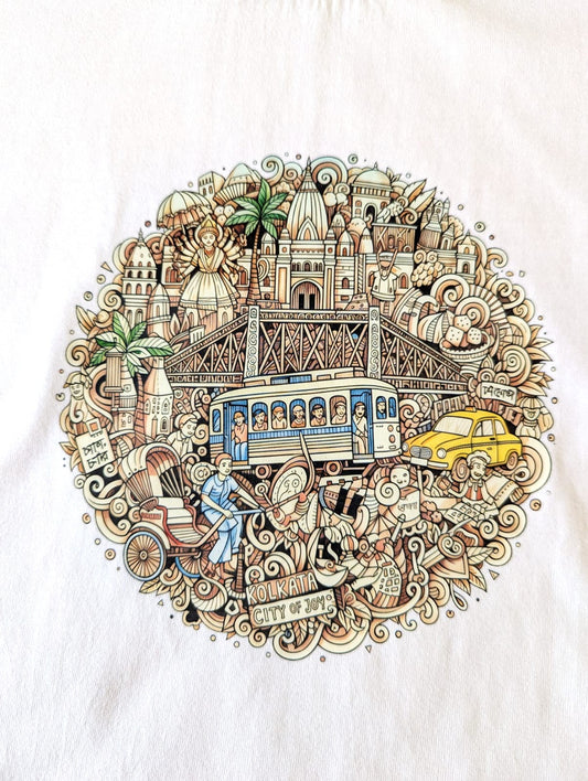 Roohsha original : Women Doodle TEE