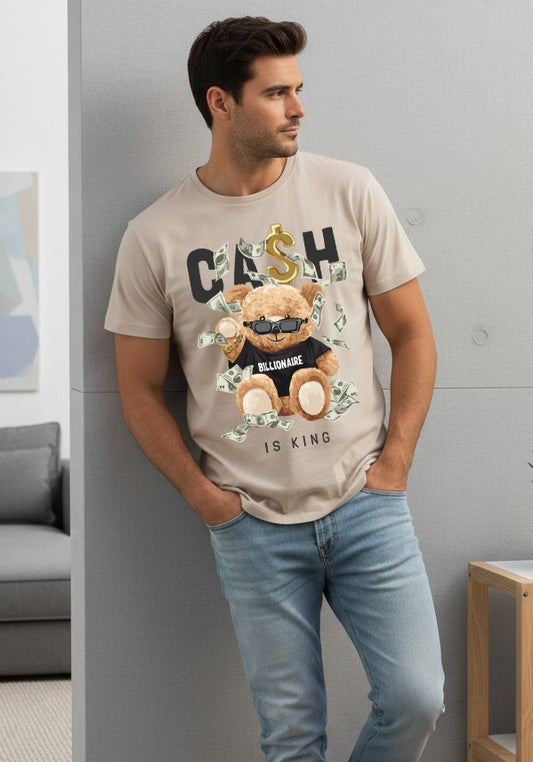 Roohsha original : Men Teddy Bear TEE